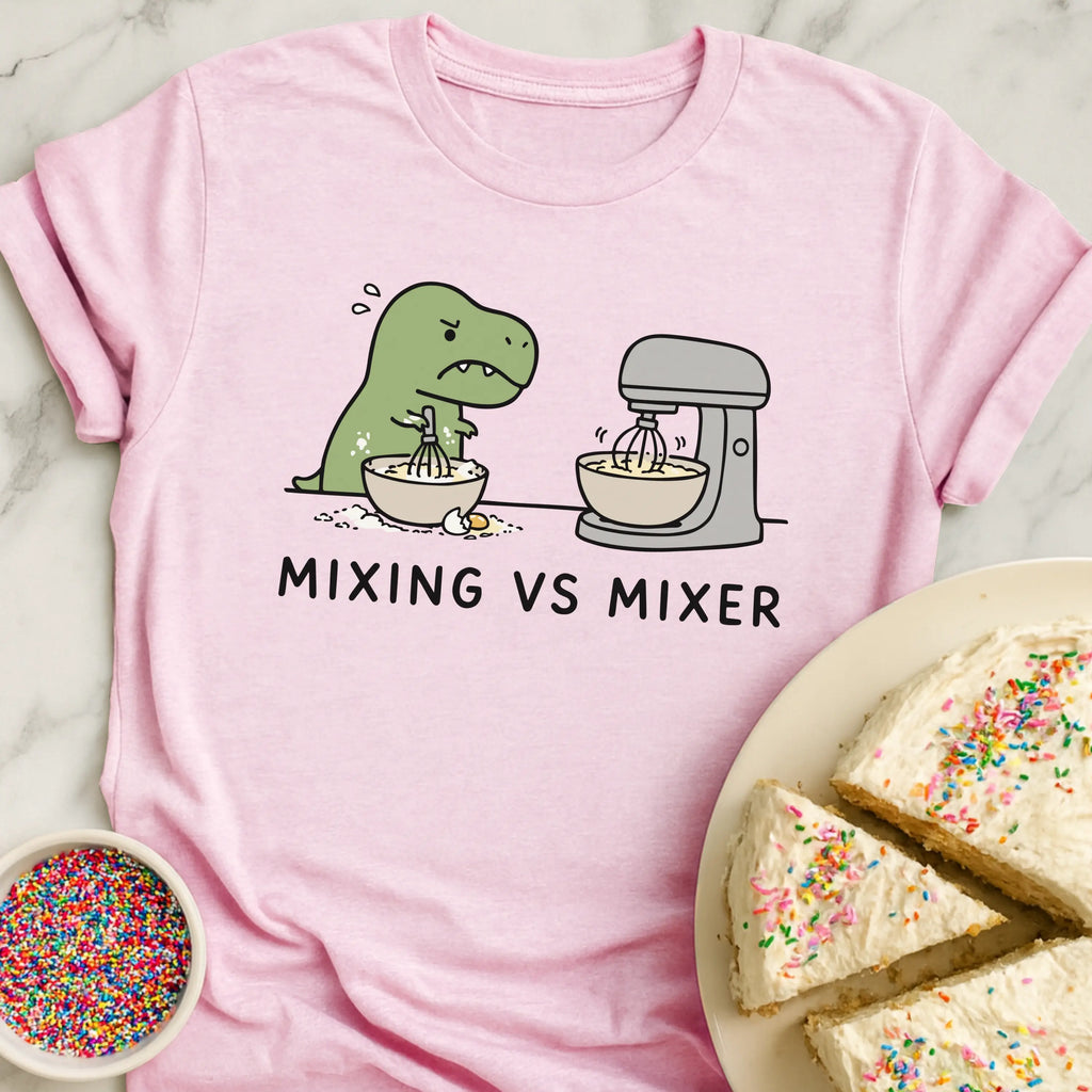Mixing T-Rex Vs Mixer T-Shirt