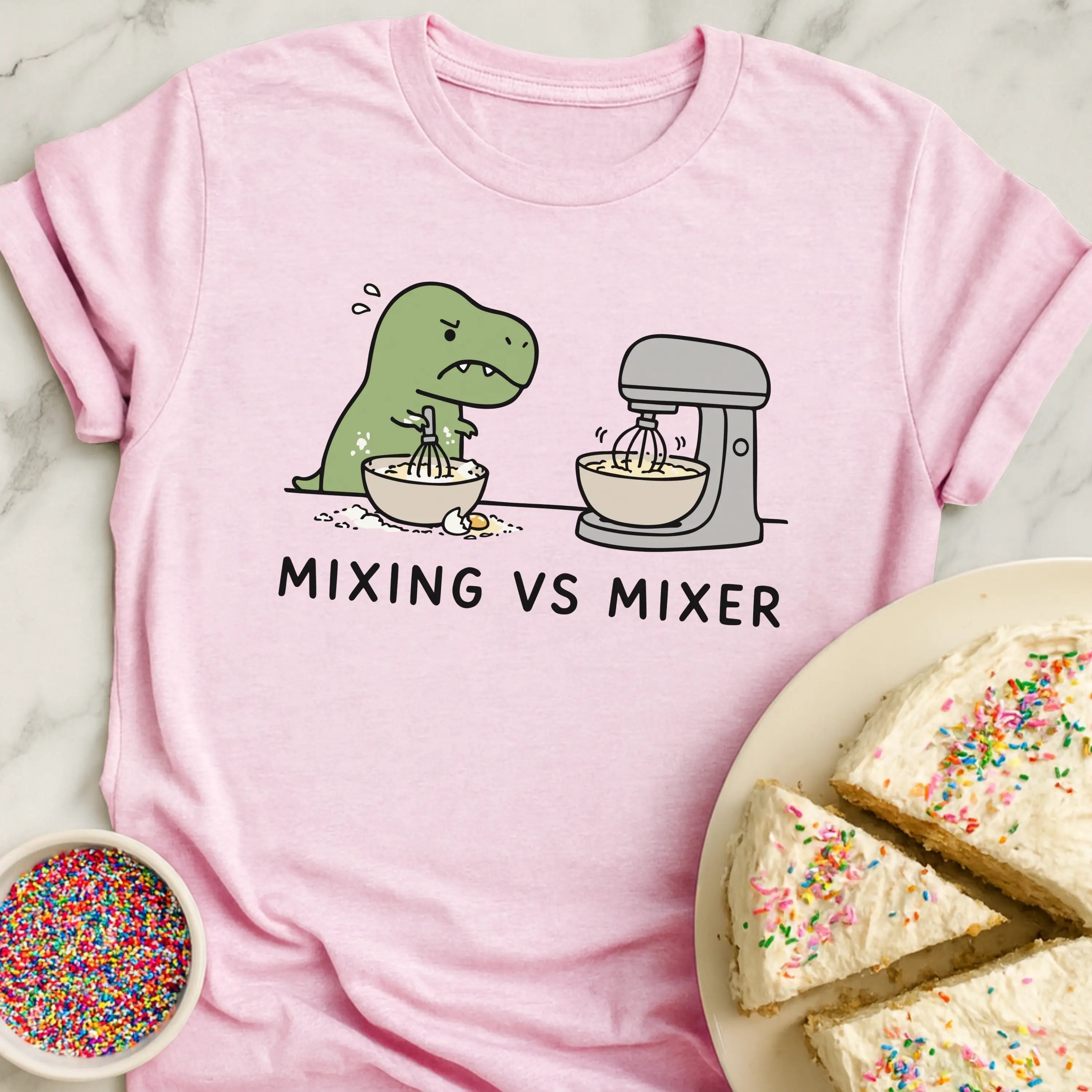 Mixing T-Rex Vs Mixer T-Shirt
