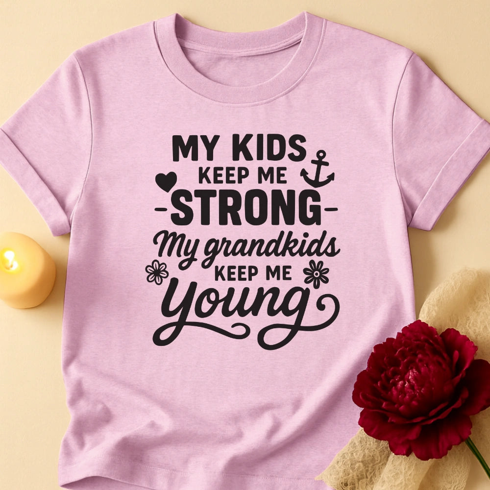 Strong Young Grandma T-Shirt