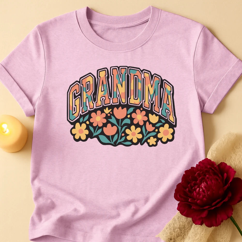 Flower Colors Grandma T-Shirt