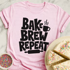 Bake Brew Repeat T-Shirt