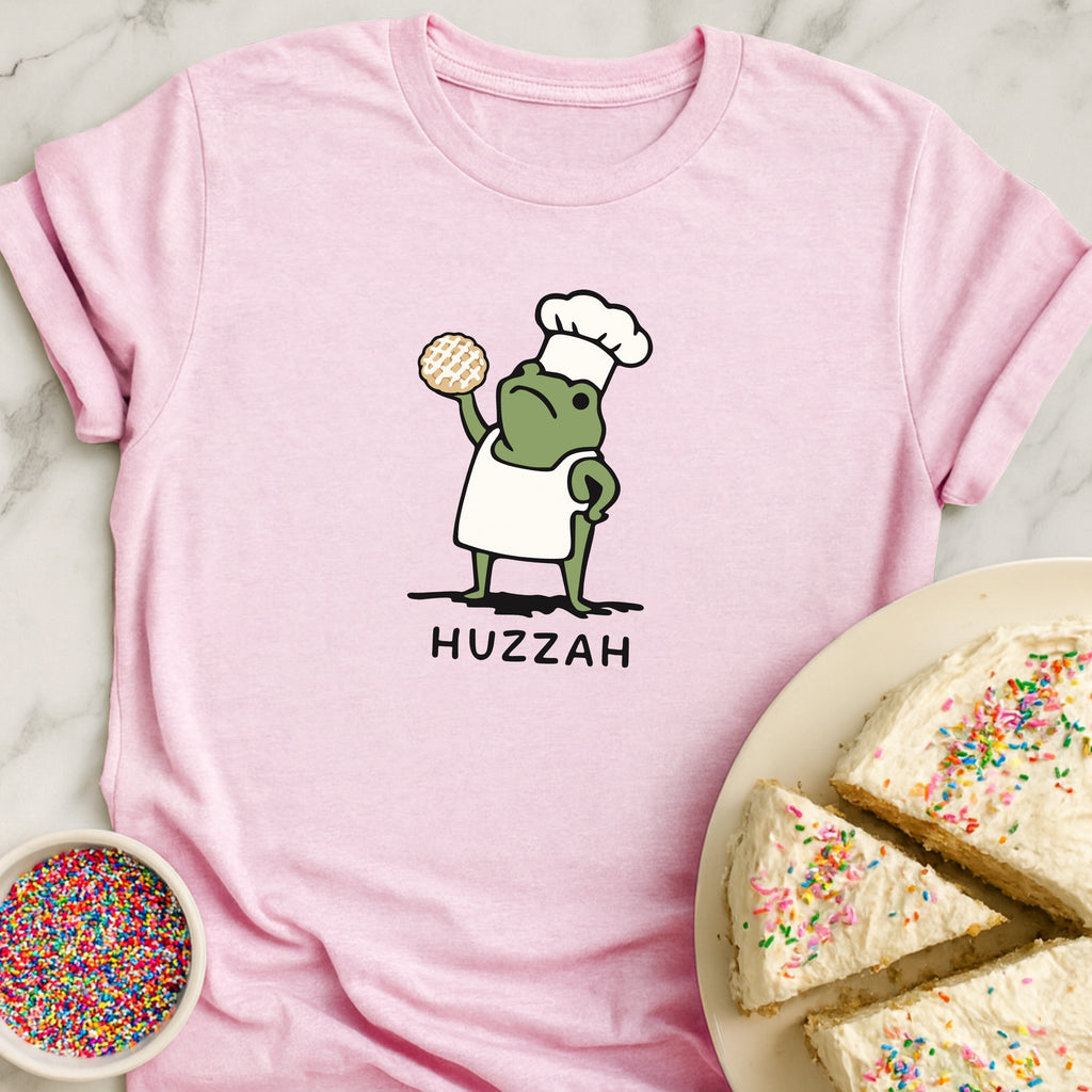 Huzzah Frog Cobbler Cookie T-Shirt