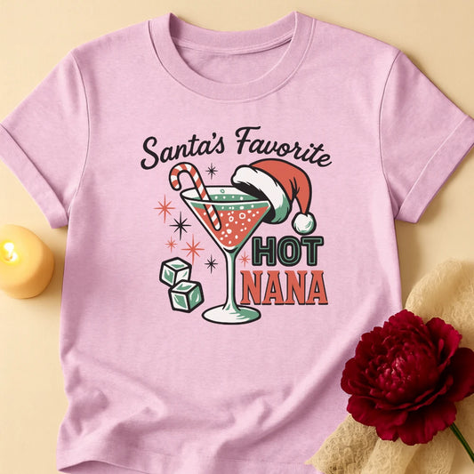 Hot Nana Grandma Christmas T-Shirt