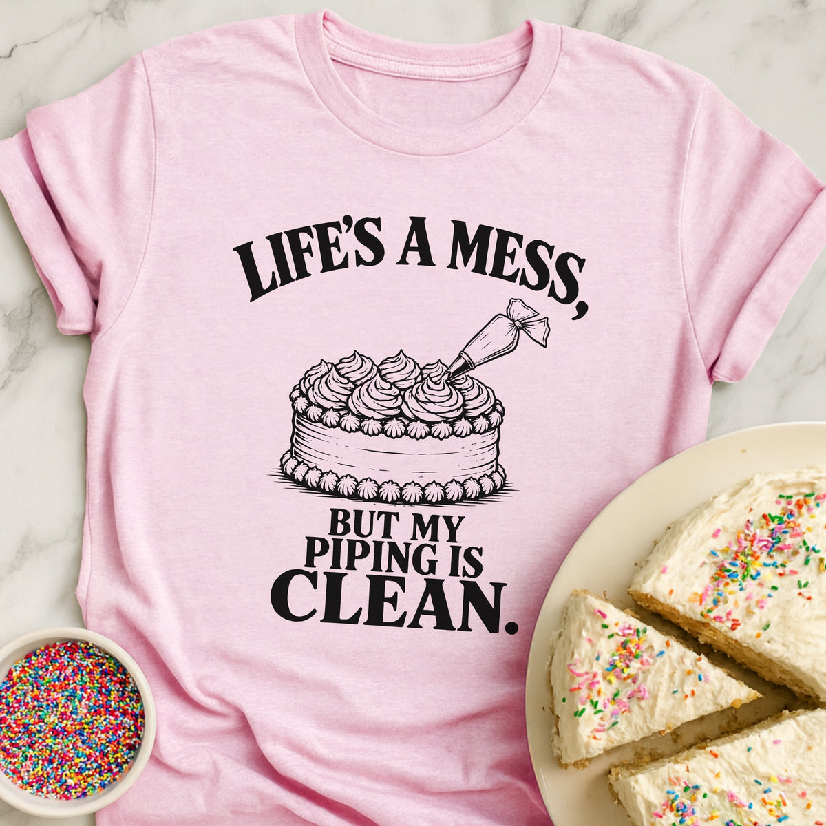 Clean Piping T-Shirt