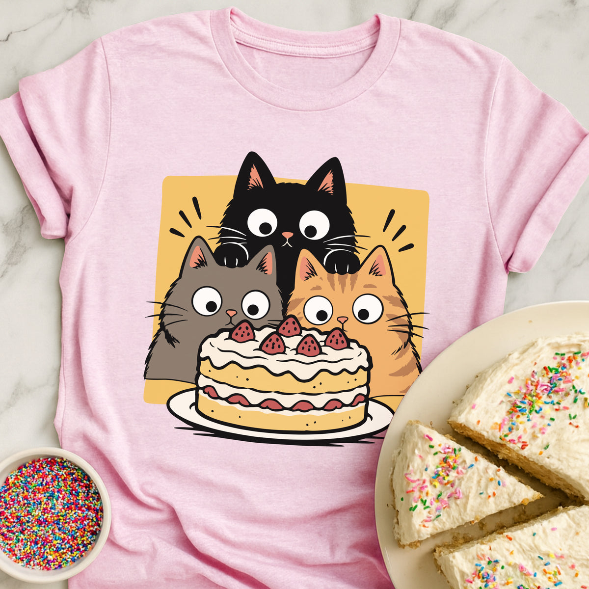 Cats VS Cake T-Shirt