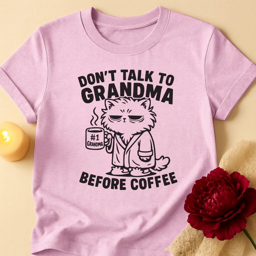 Coffee Start Grandma T-Shirt