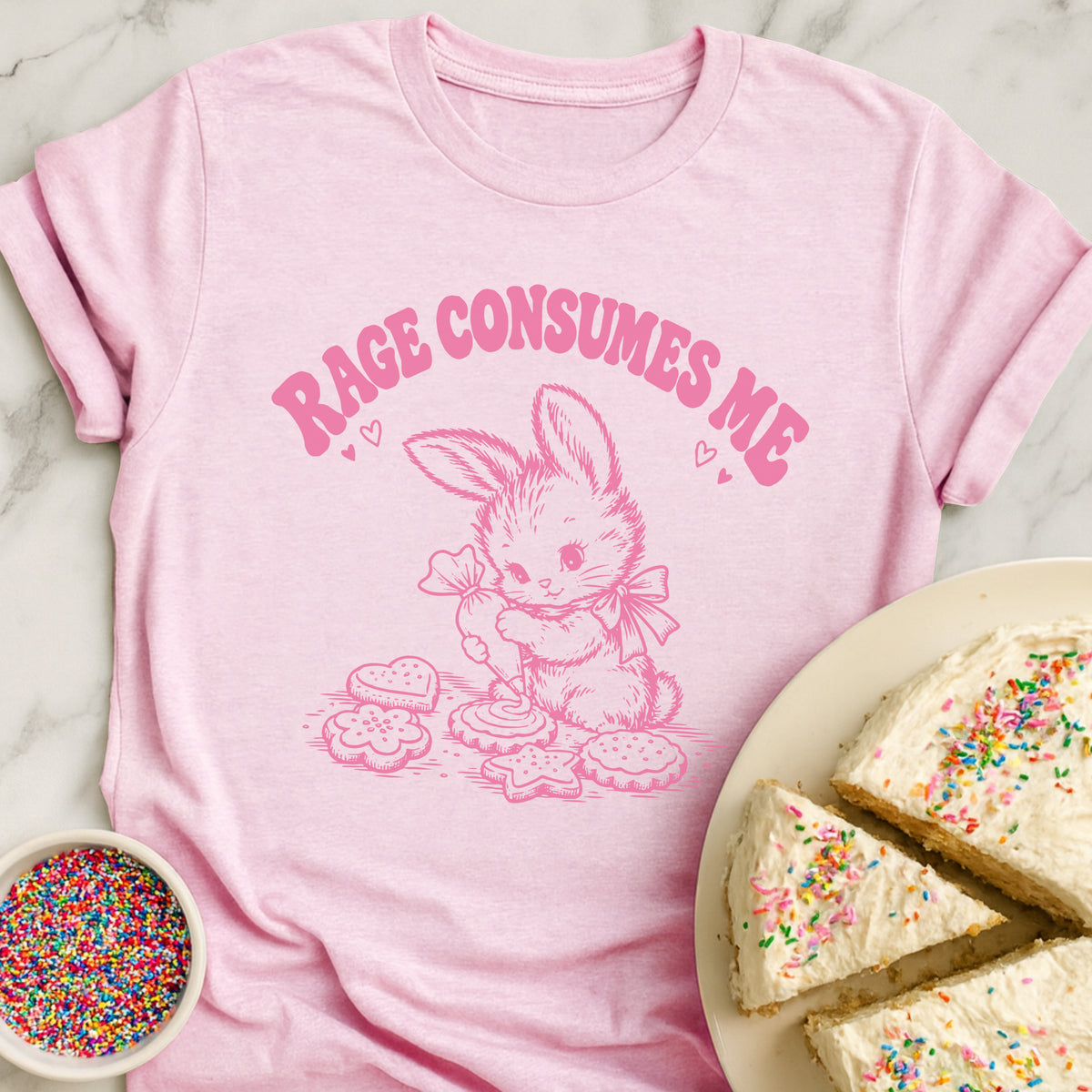 Rage Consumes Rabbit T-Shirt