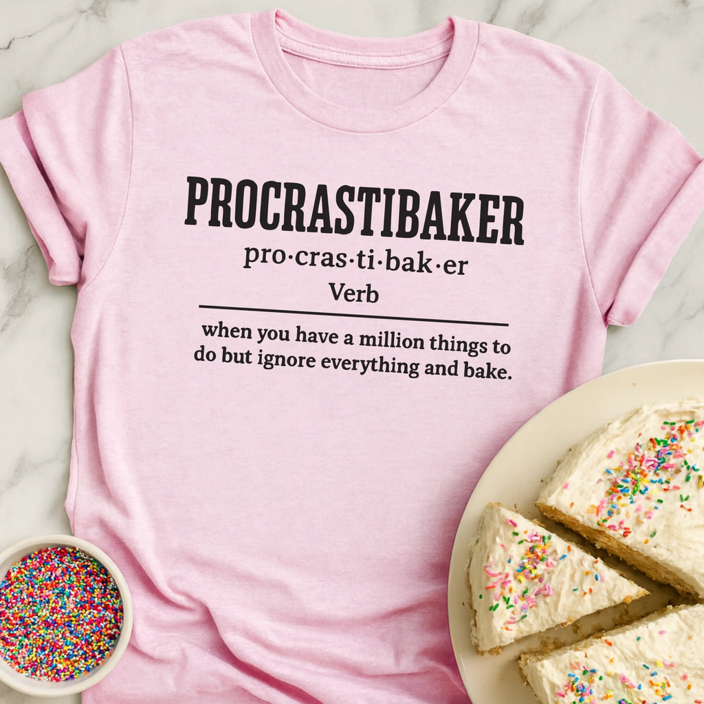 Procrastibaker Definition T-Shirt