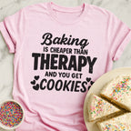 Cheap Therapy Baking T-Shirt