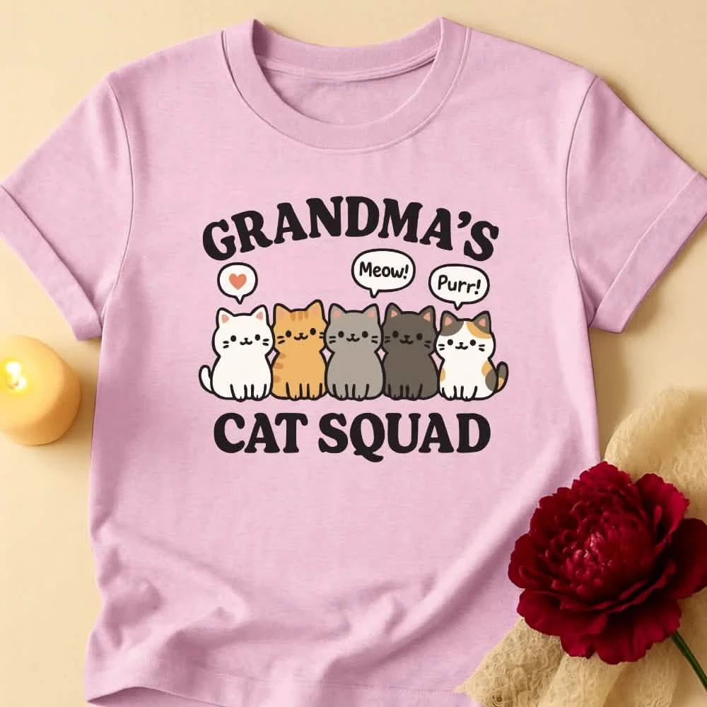 Cat Crew Grandma T-Shirt