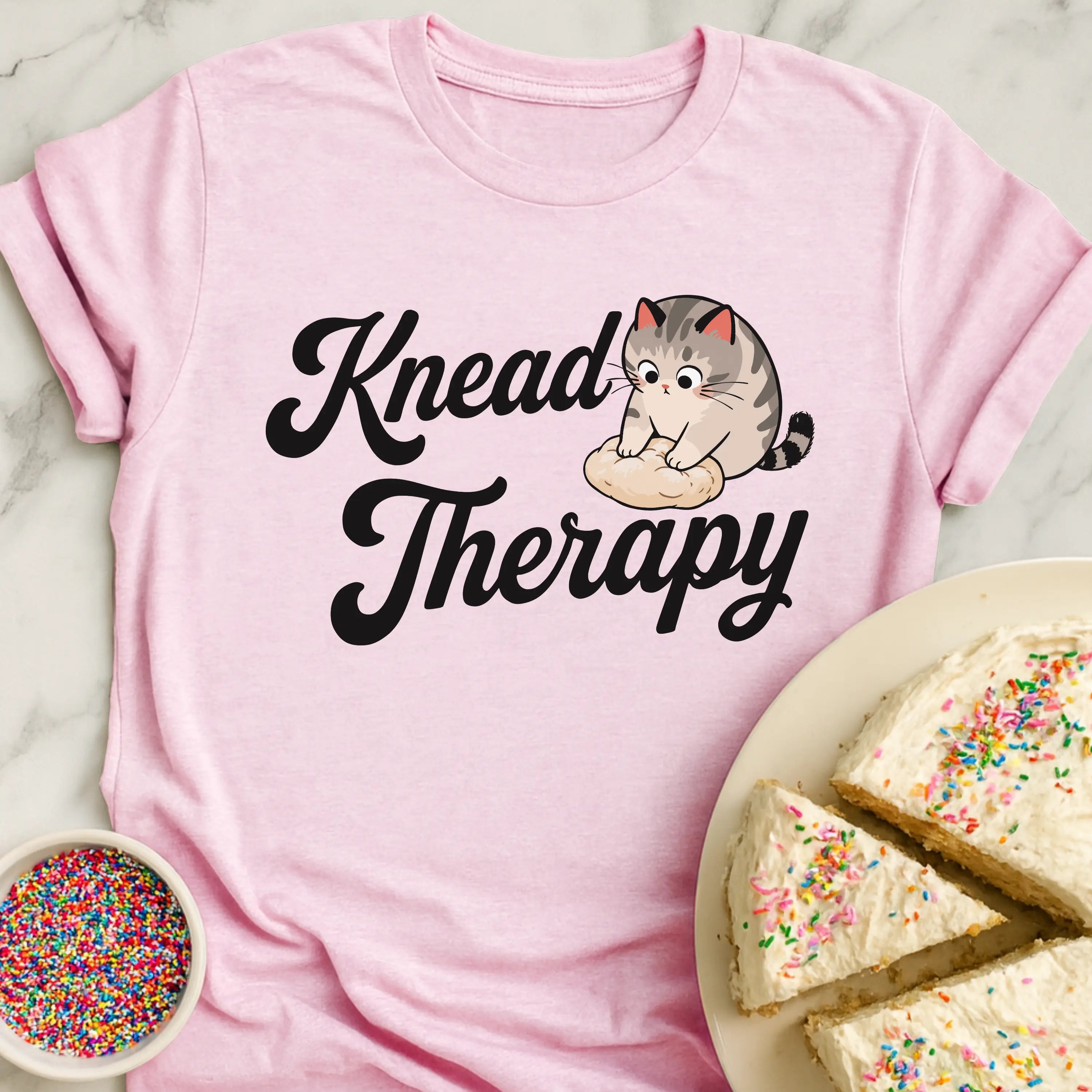 Cat Knead Therapy T-Shirt