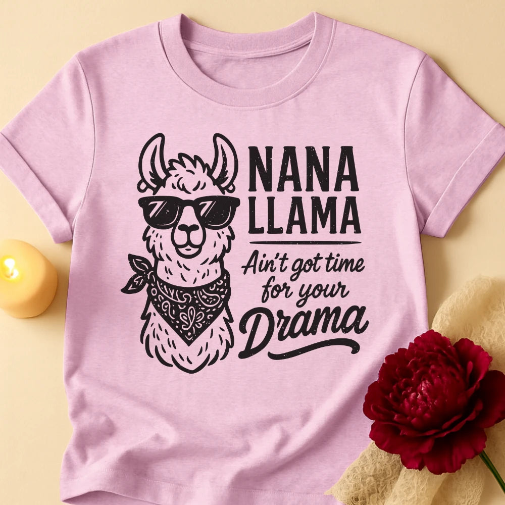 Nana Llama Grandma T-Shirt
