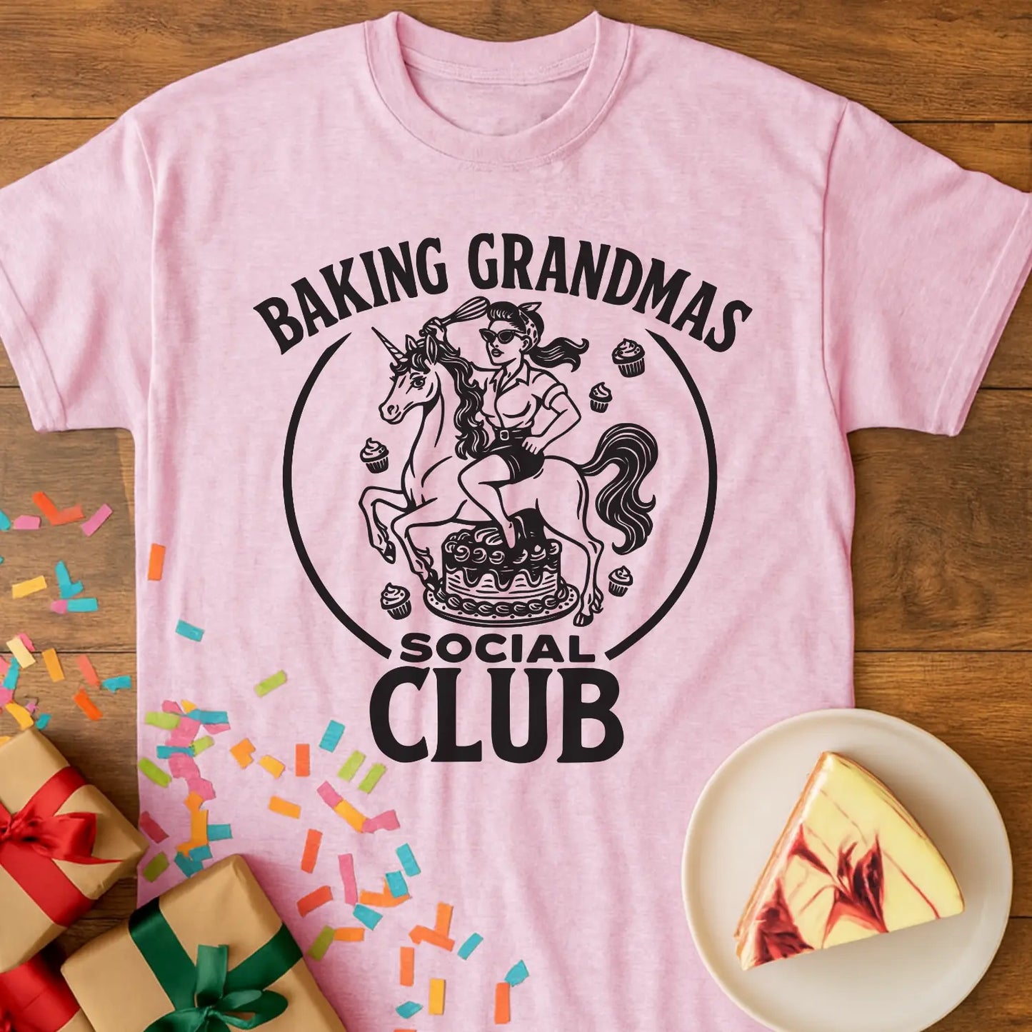 Unicorn Baker Grandma T-Shirt