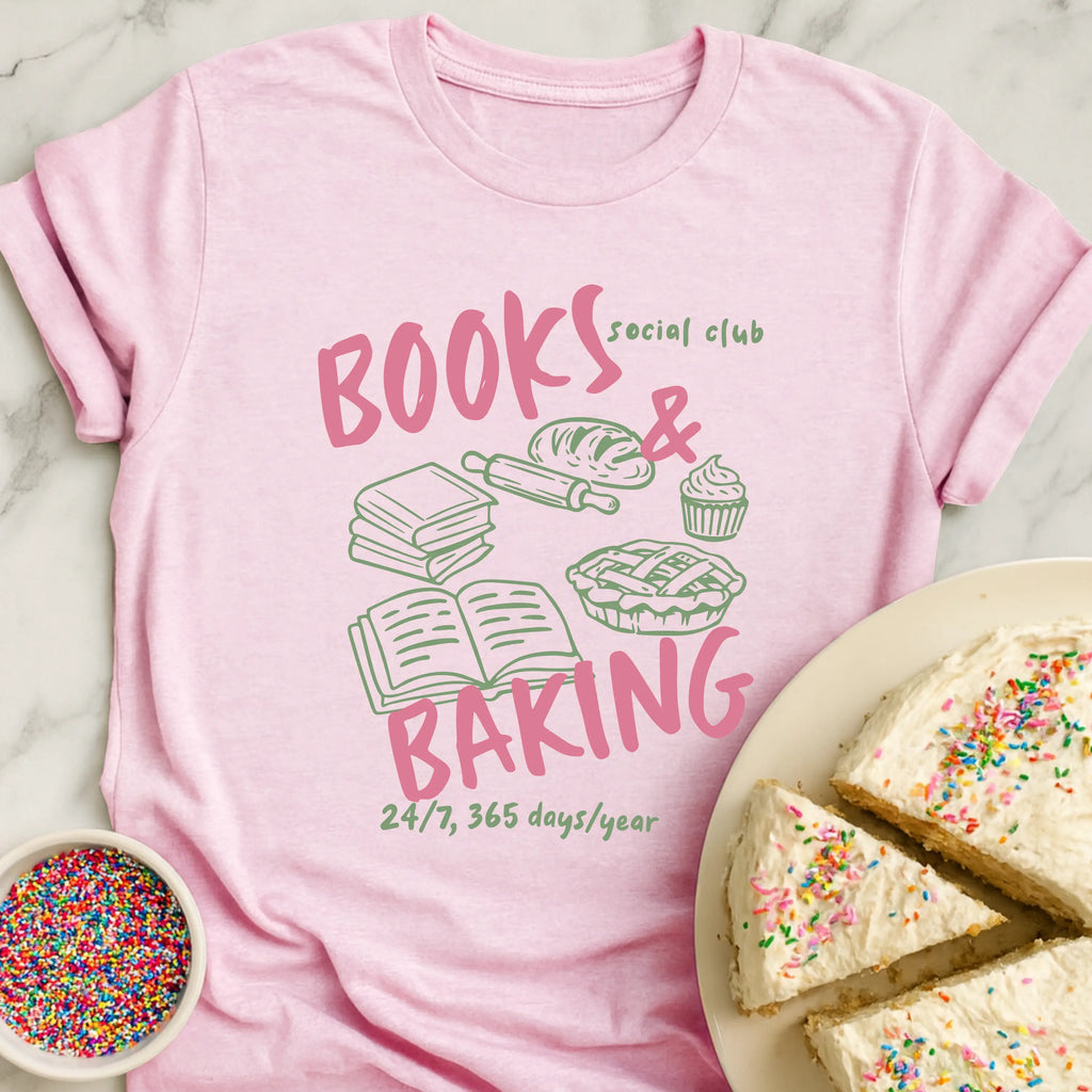 Books Baking Club T-Shirt