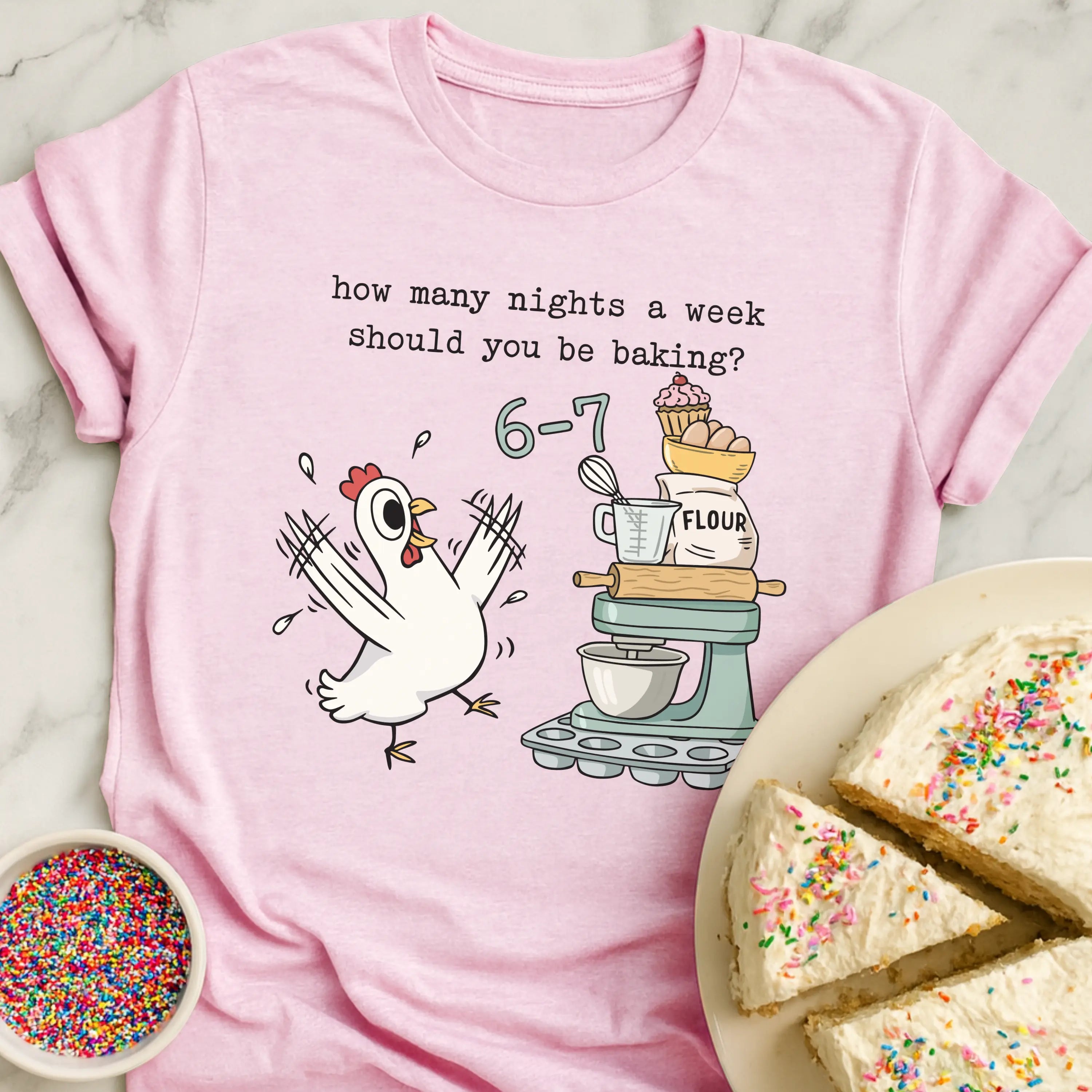 Chicken Baking Tower T-Shirt