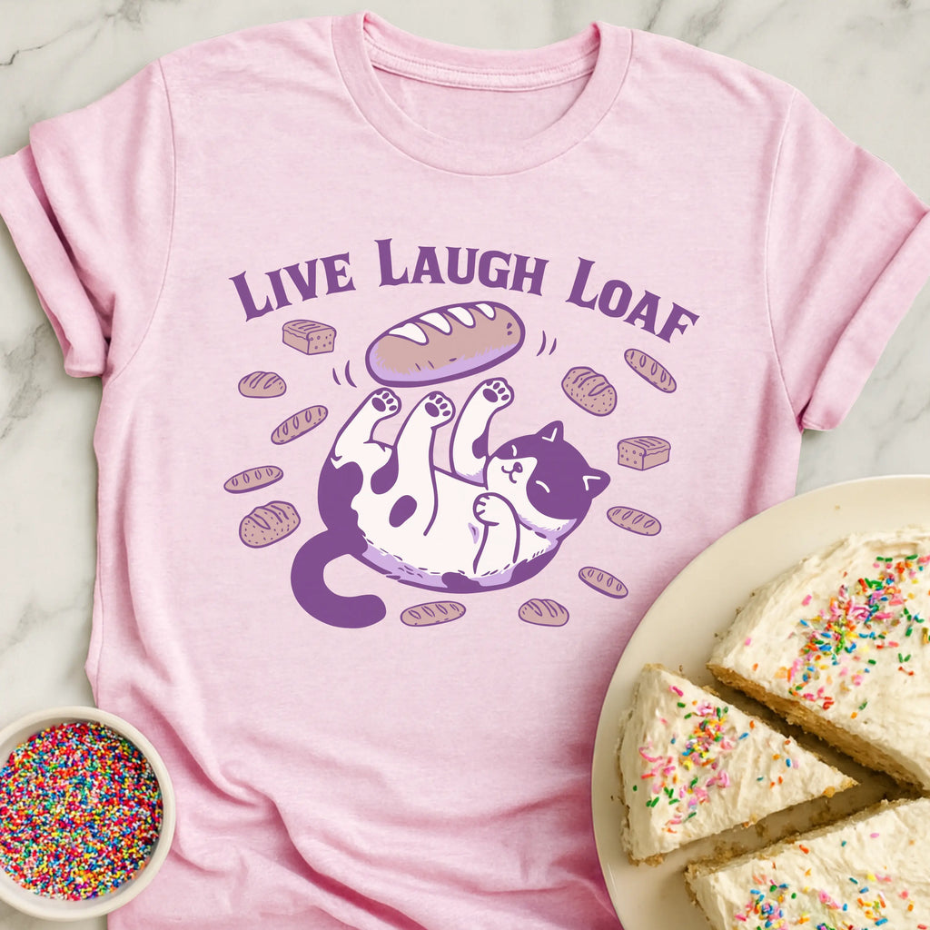 Loaf Playing Cat T-Shirt