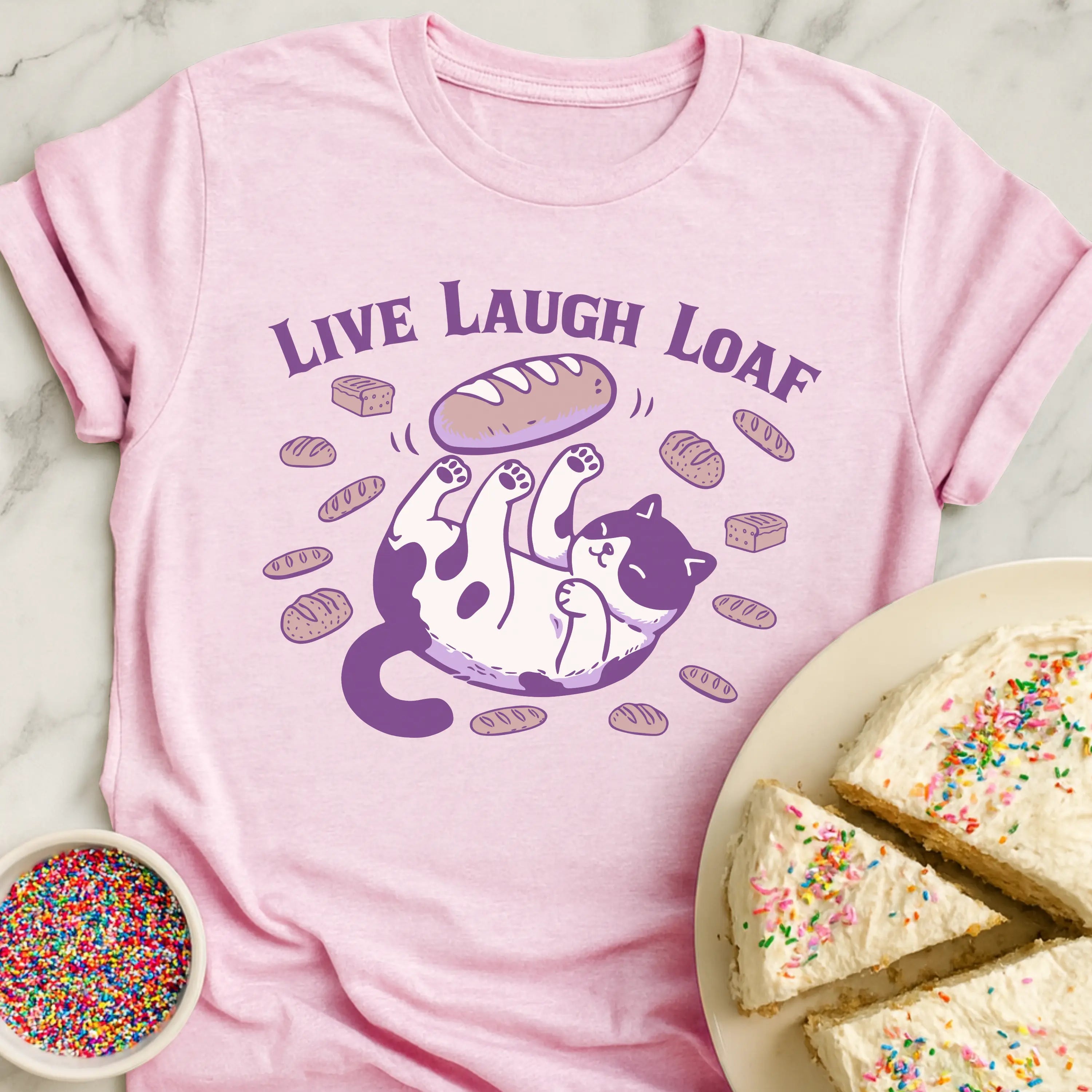 Loaf Playing Cat T-Shirt