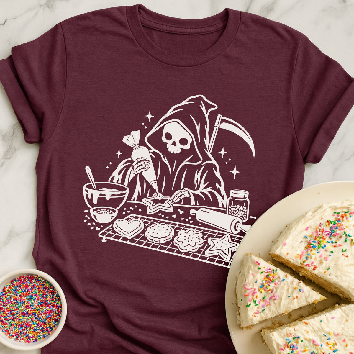 Grim Reaper Cookies T-Shirt