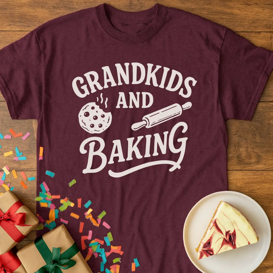 Grandkids and Baking Grandma T-Shirt