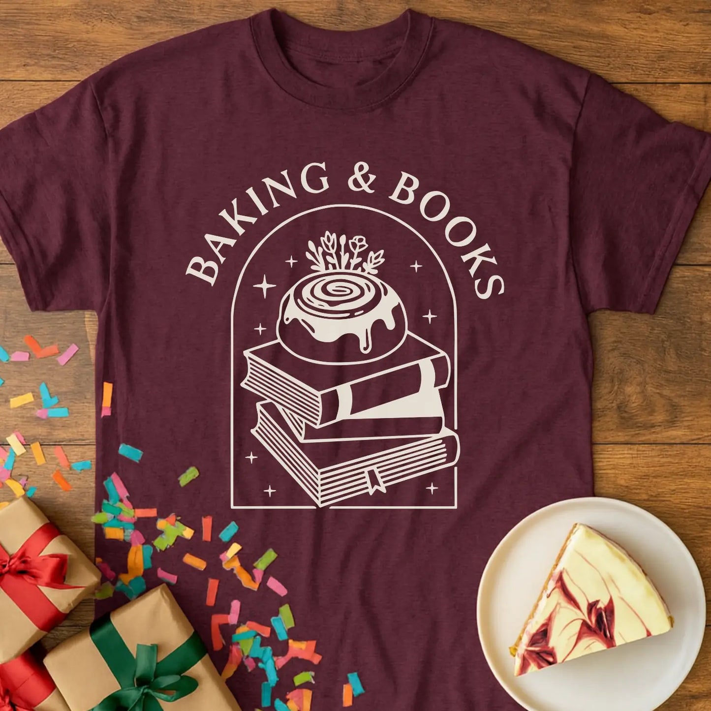 Baking and Books Grandma T-Shirt