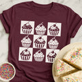 Checkered Cupcake T-Shirt