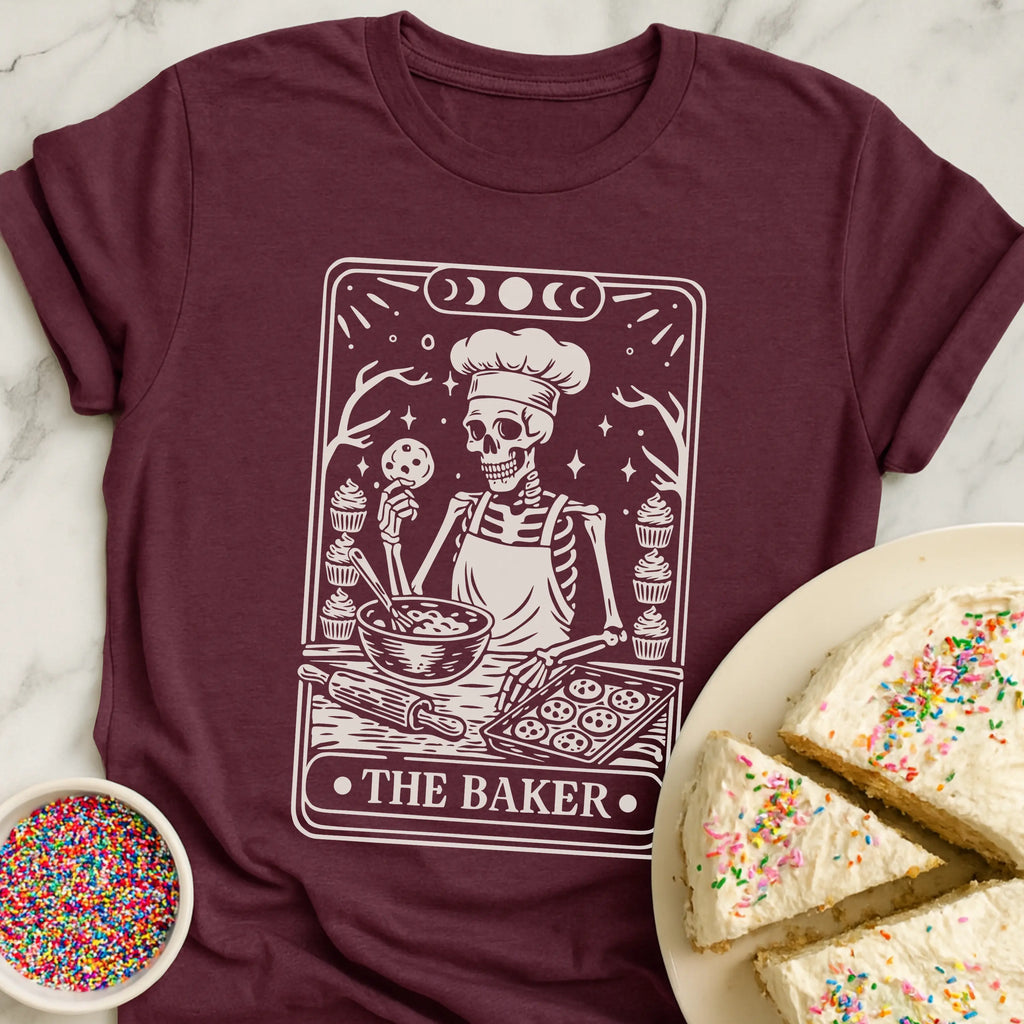 Baker Tarot Card T-Shirt