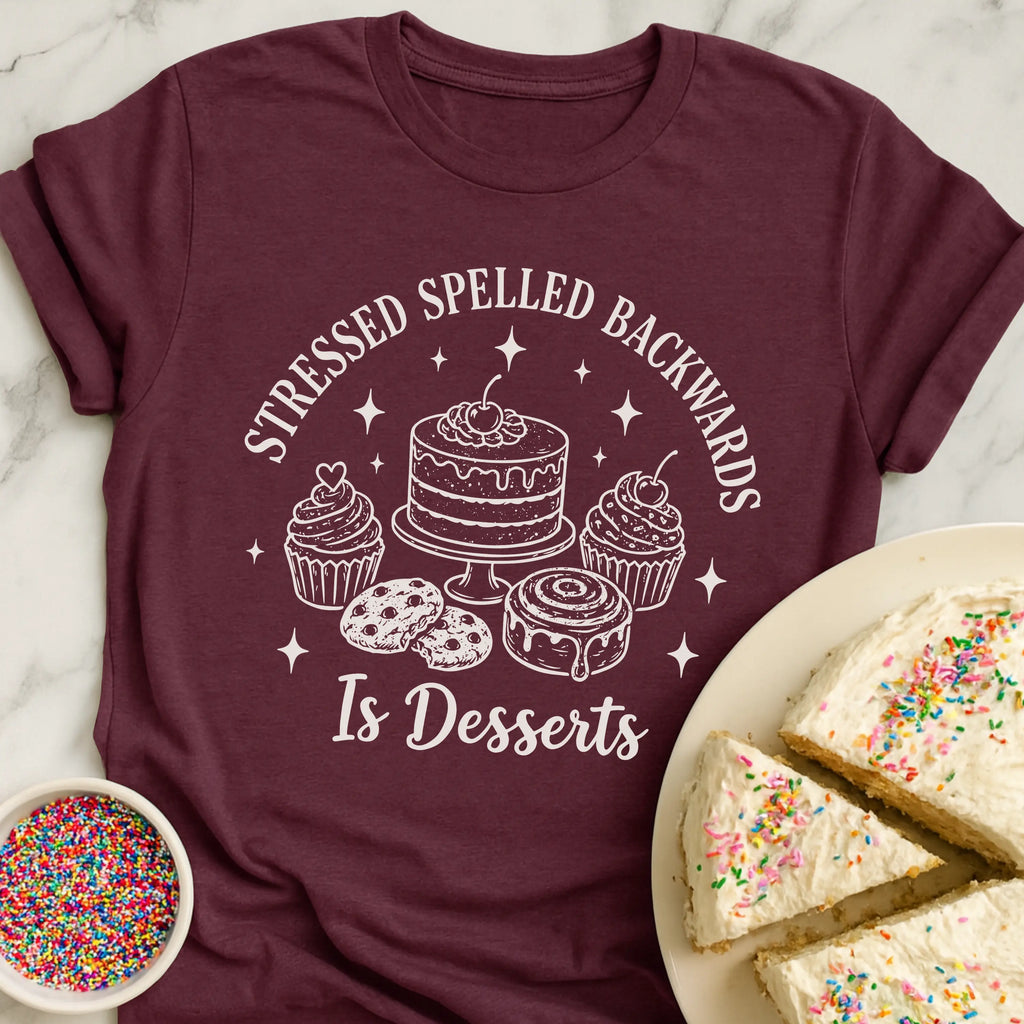 Stressed Spelled Backwards T-Shirt
