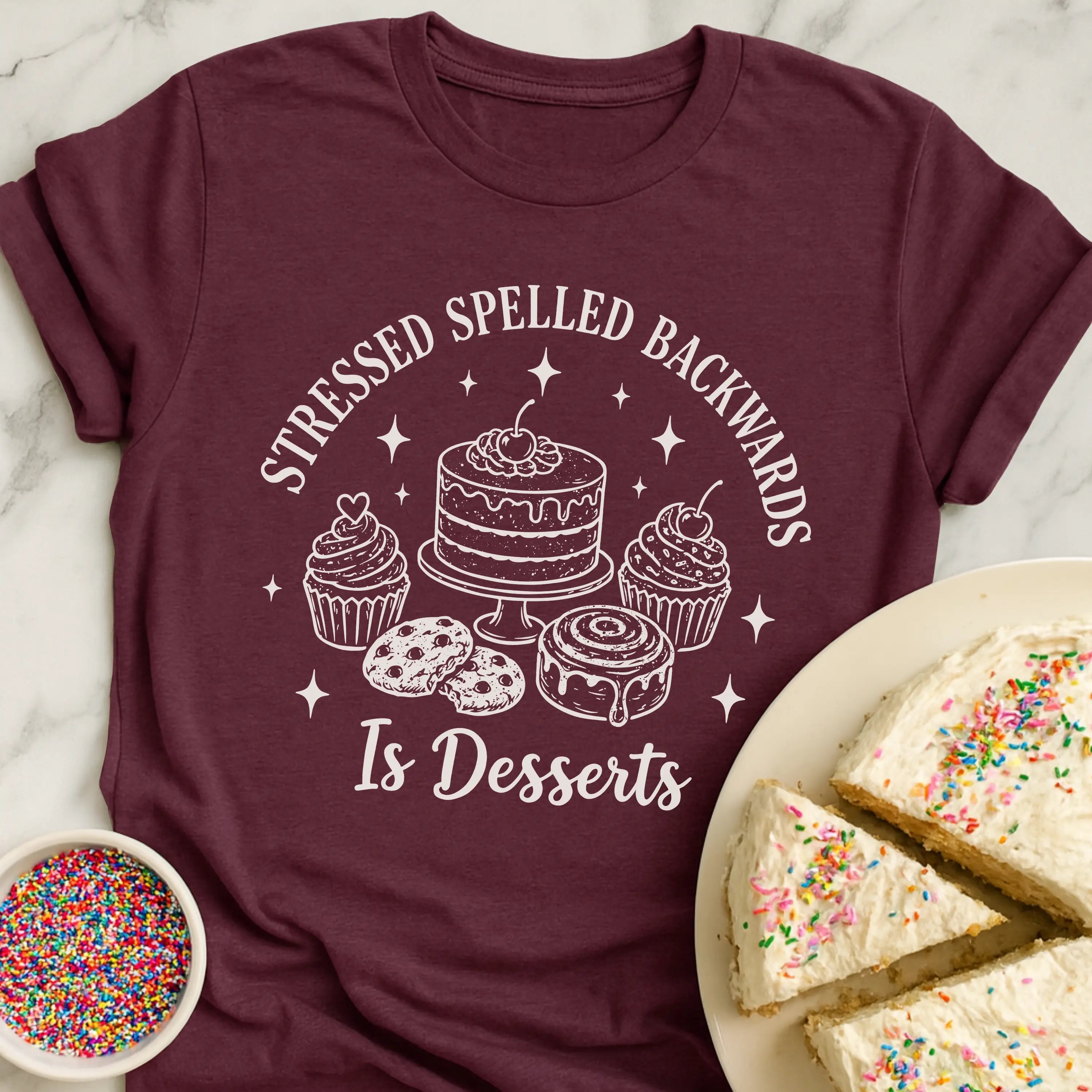 Stressed Spelled Backwards T-Shirt
