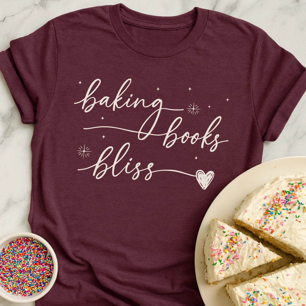 Baking Books Bliss T-Shirt