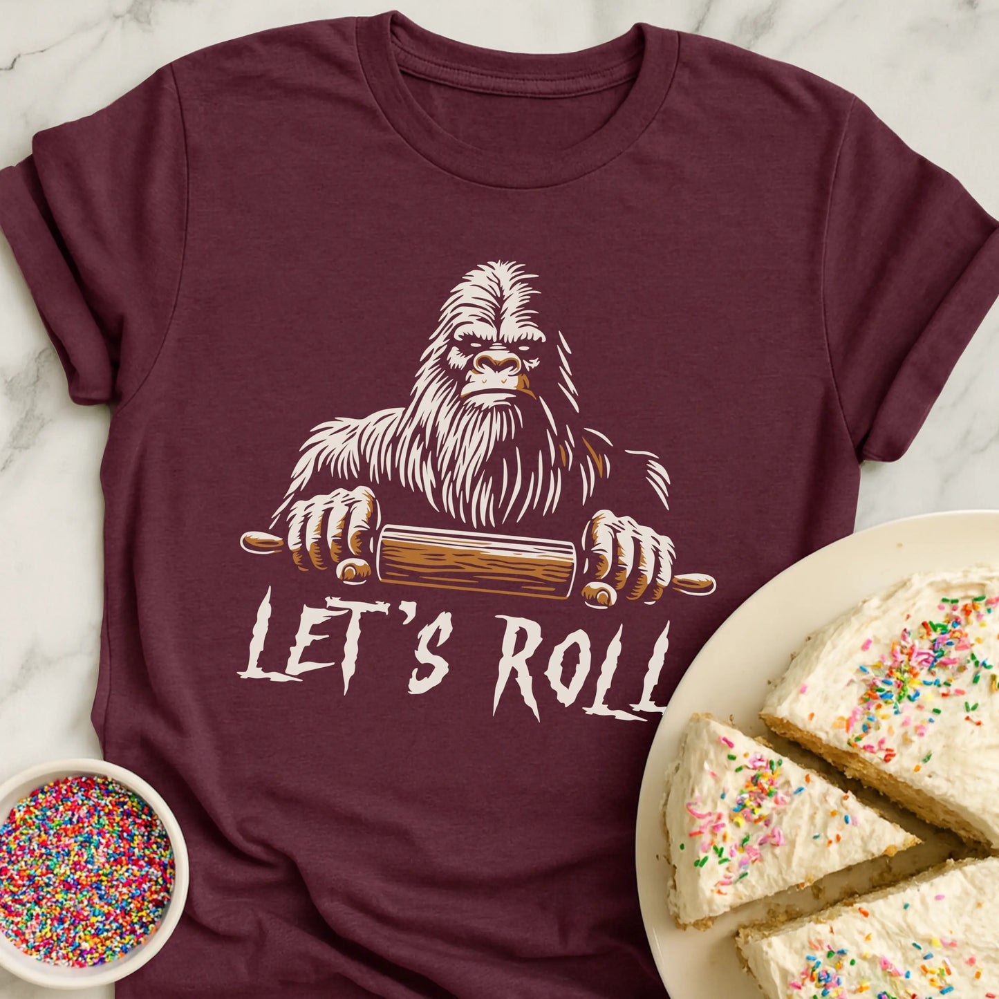 Lets Roll Sasquatch T-Shirt