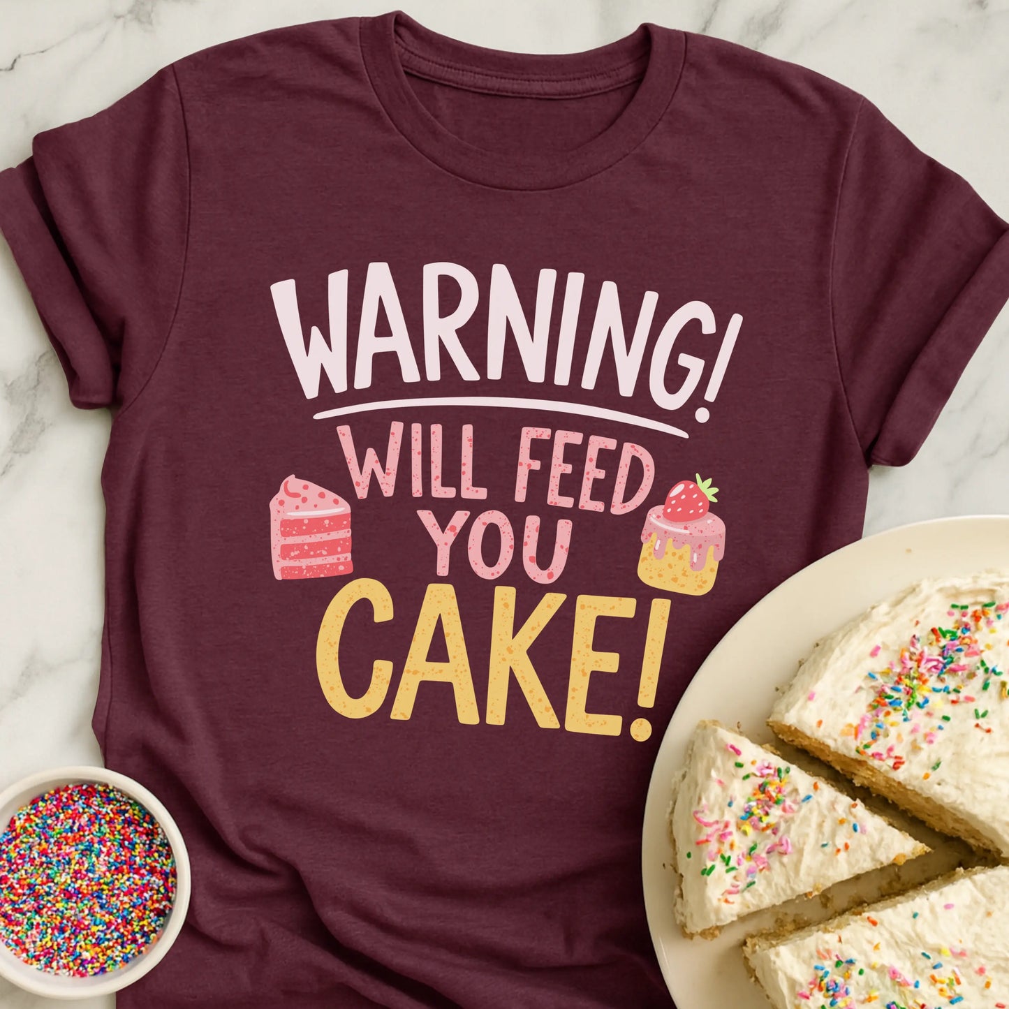 Cake Warning T-Shirt