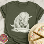 Triceratops Rolling Dough T-Shirt