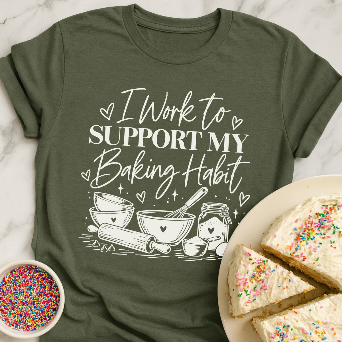 Support Baking Habit T-Shirt