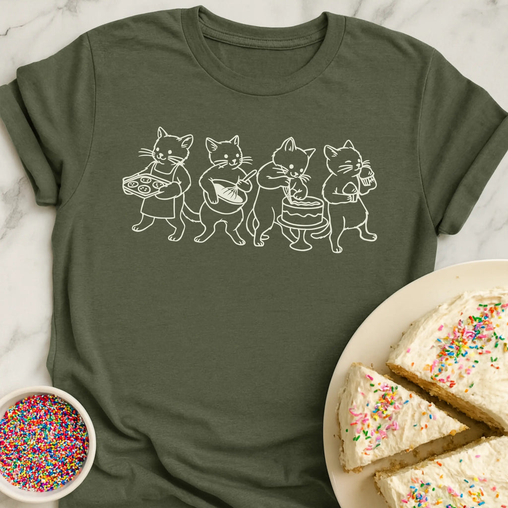 Purrfect Baking Crew T-Shirt