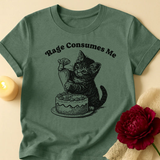 Rage Cat Grandma T-Shirt