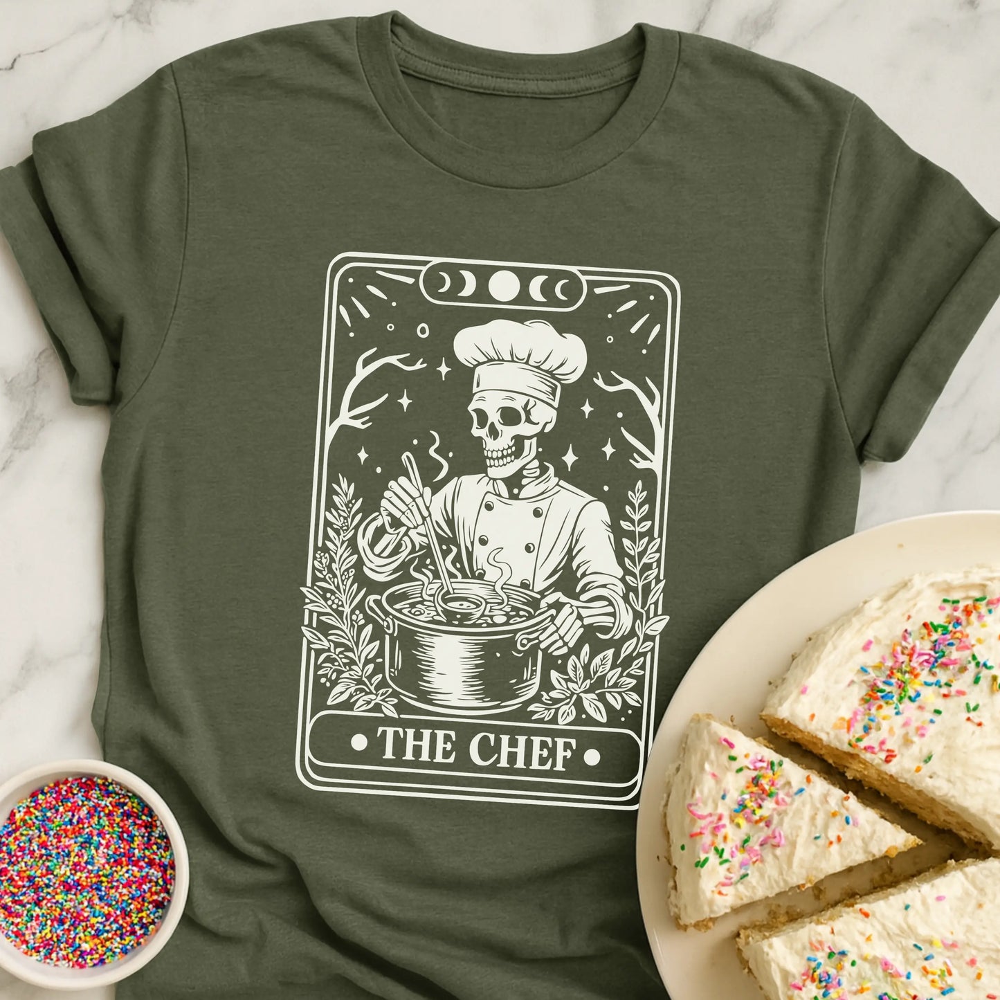 Chef Tarot Card T-Shirt