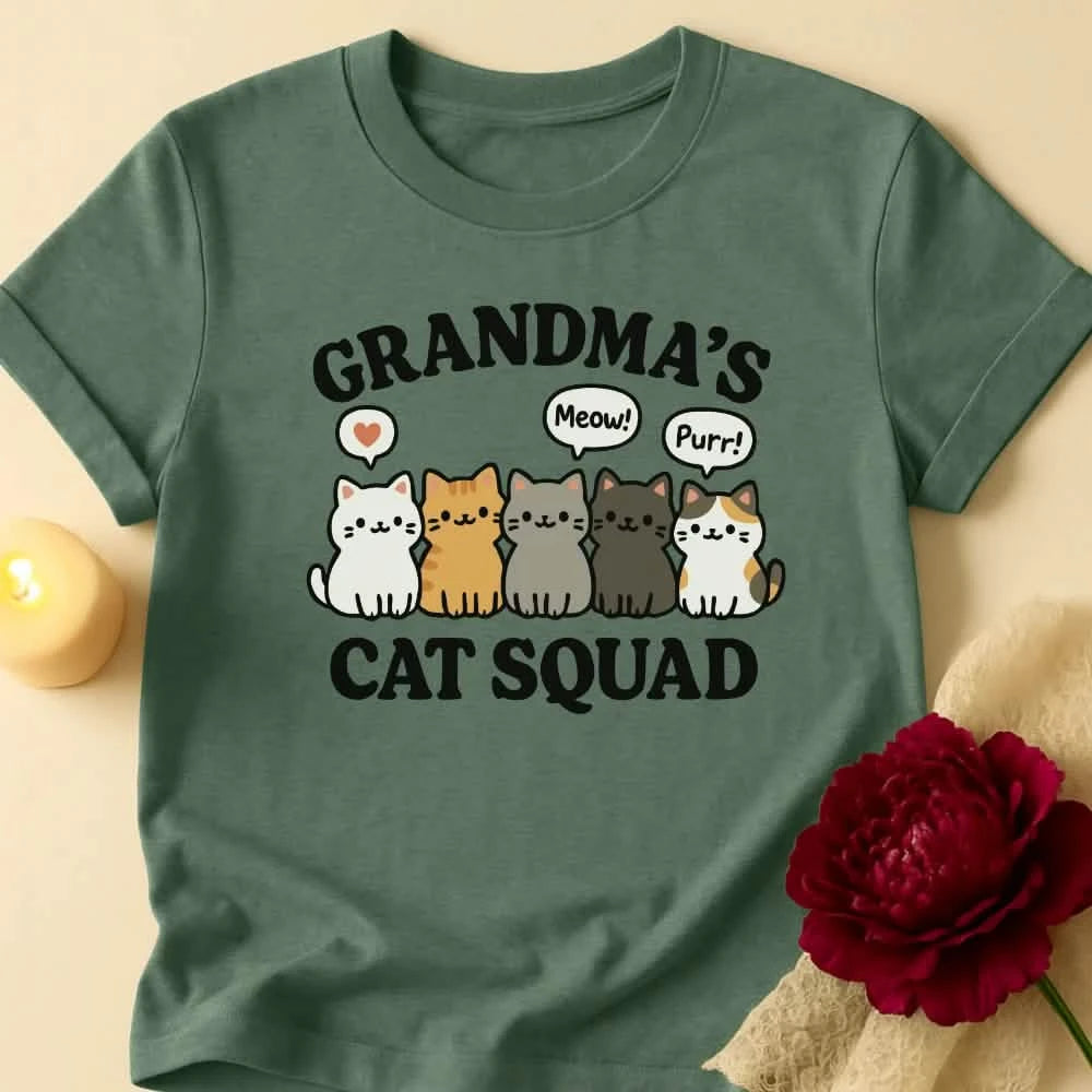 Cat Crew Grandma T-Shirt