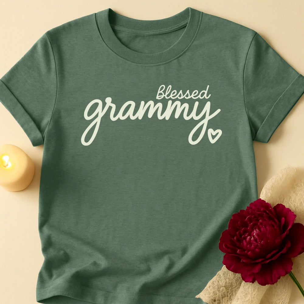 Handwritten Grammy Grandma T-Shirt