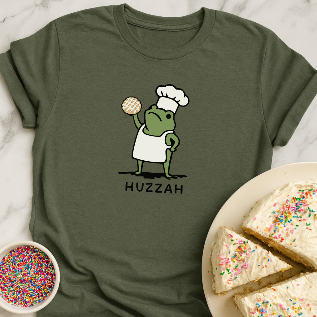 Huzzah Frog Cobbler Cookie T-Shirt