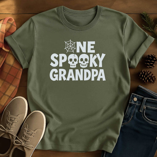 One Spooky Grandpa Halloween T-Shirt
