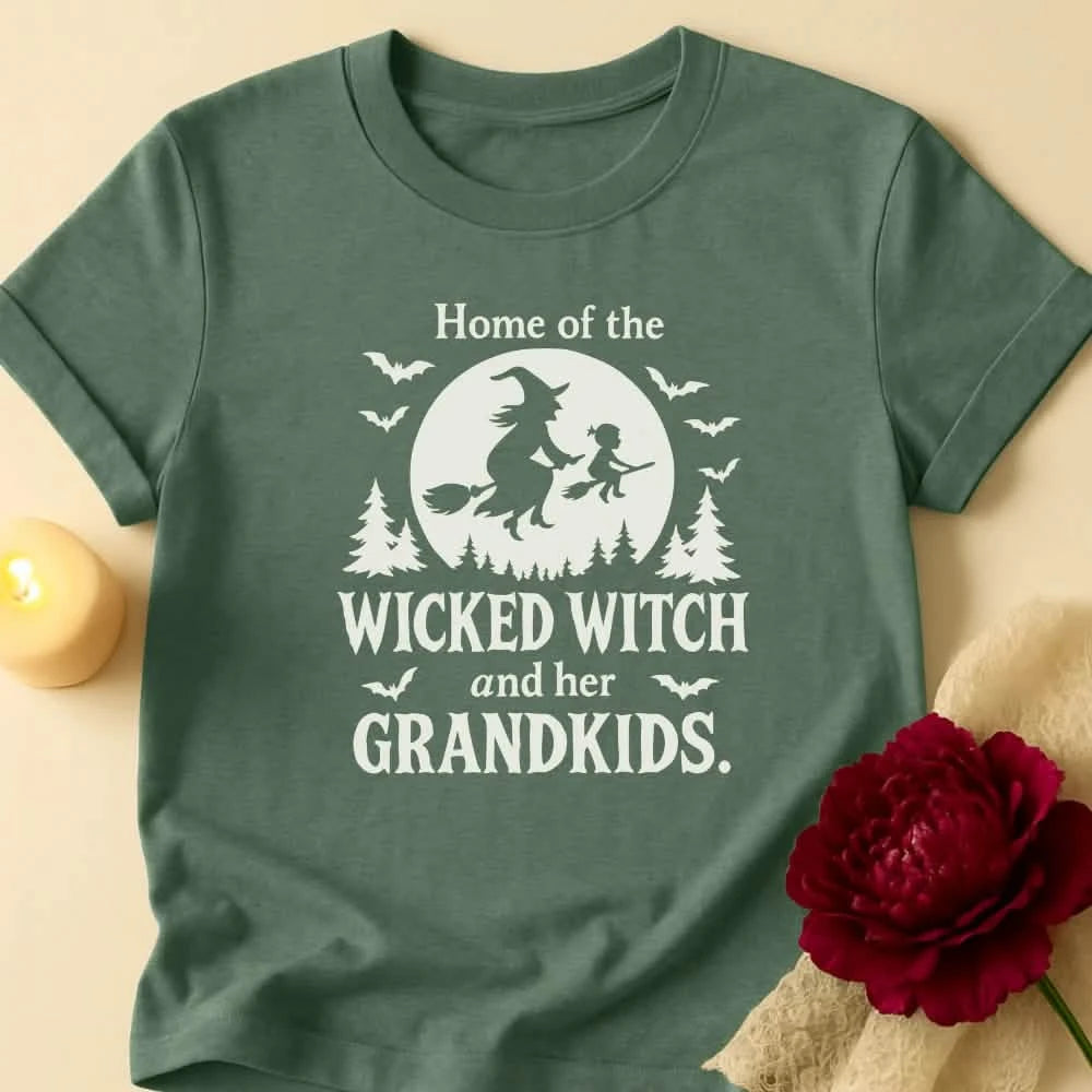 Wicked Witch Grandma Halloween T-Shirt