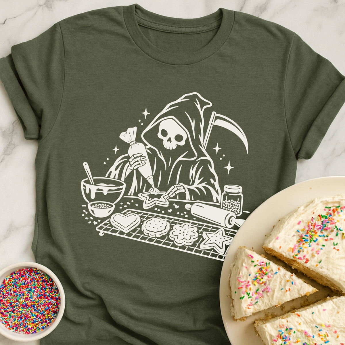 Grim Reaper Cookies T-Shirt