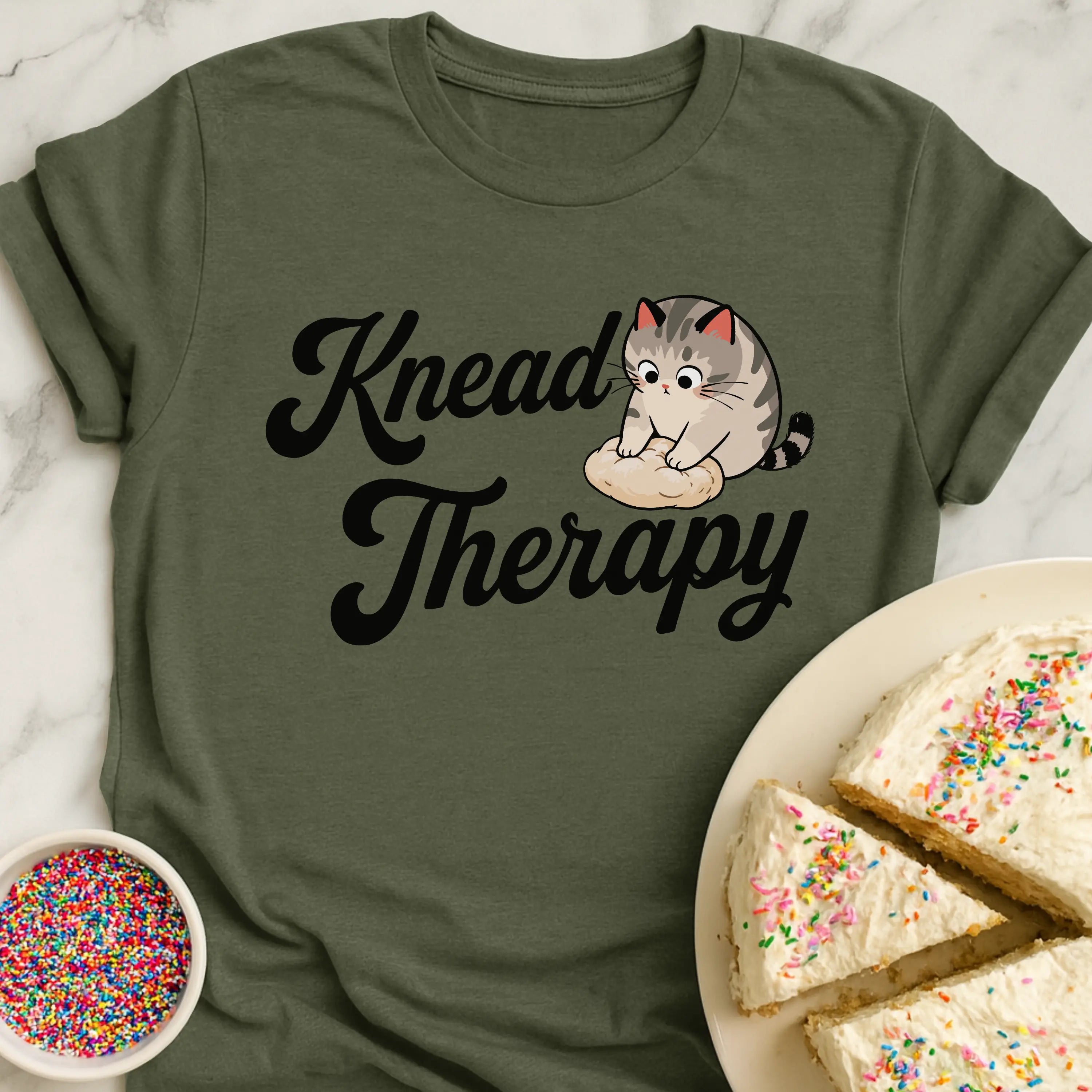 Cat Knead Therapy T-Shirt