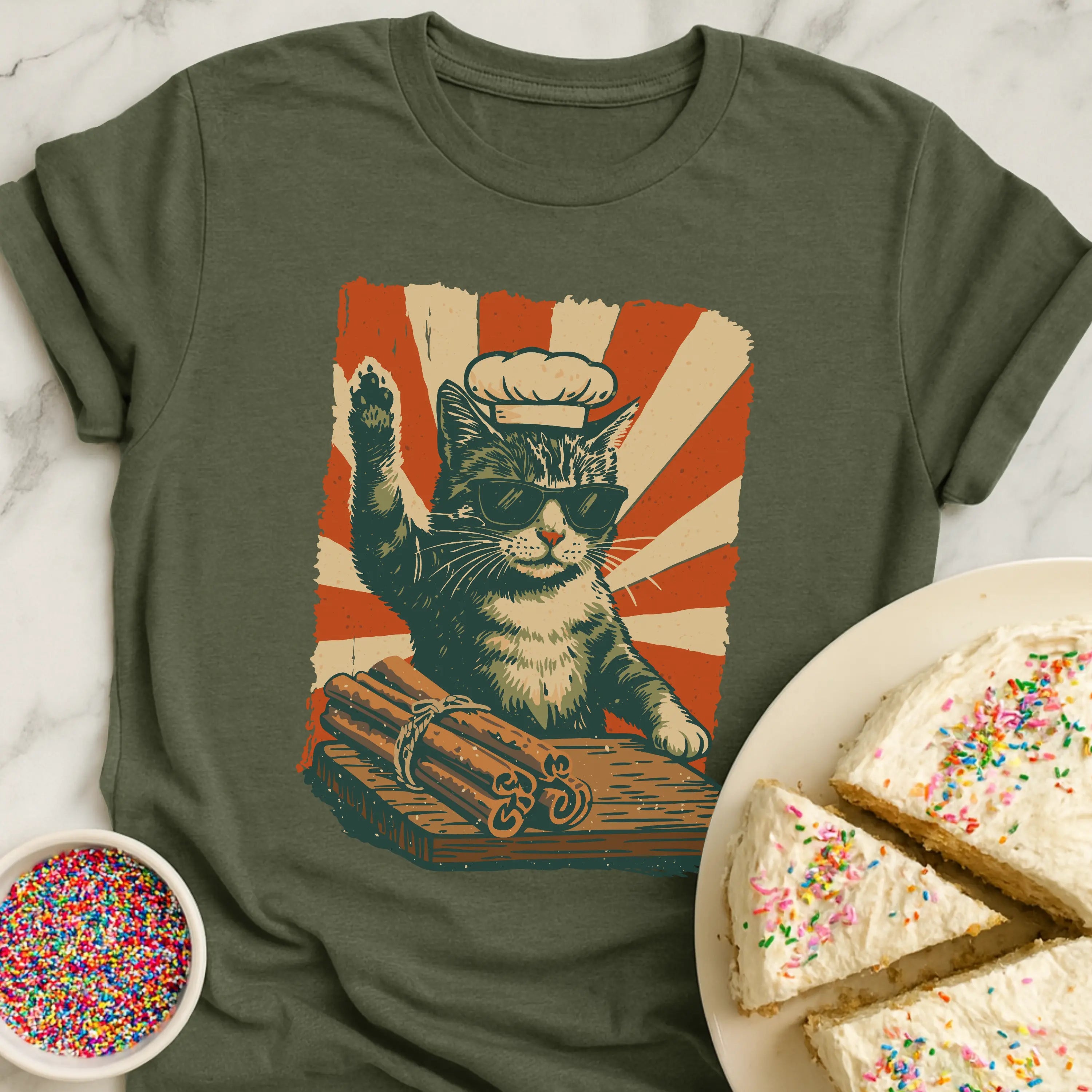 Cinnamon Loving Cat T-Shirt