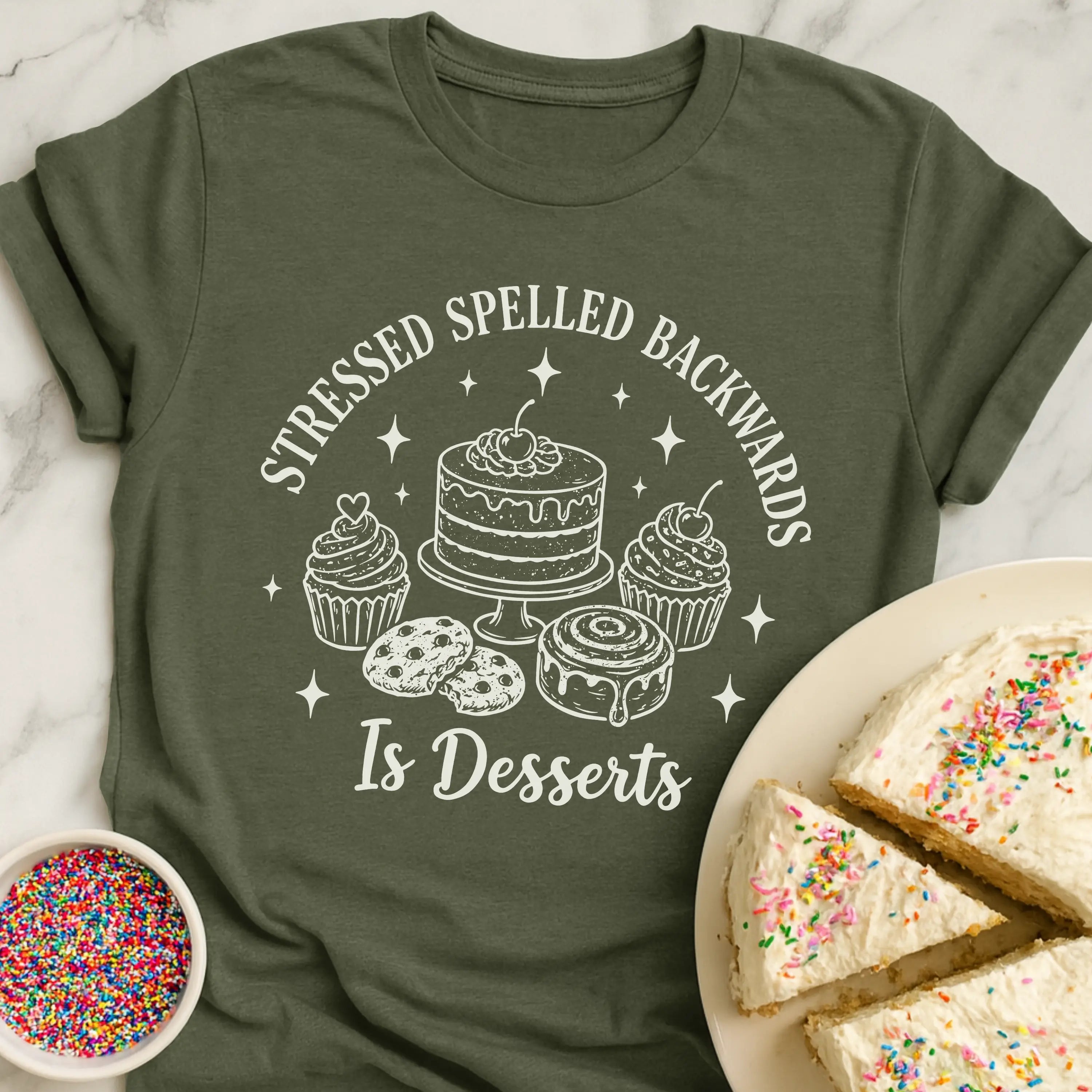 Stressed Spelled Backwards T-Shirt