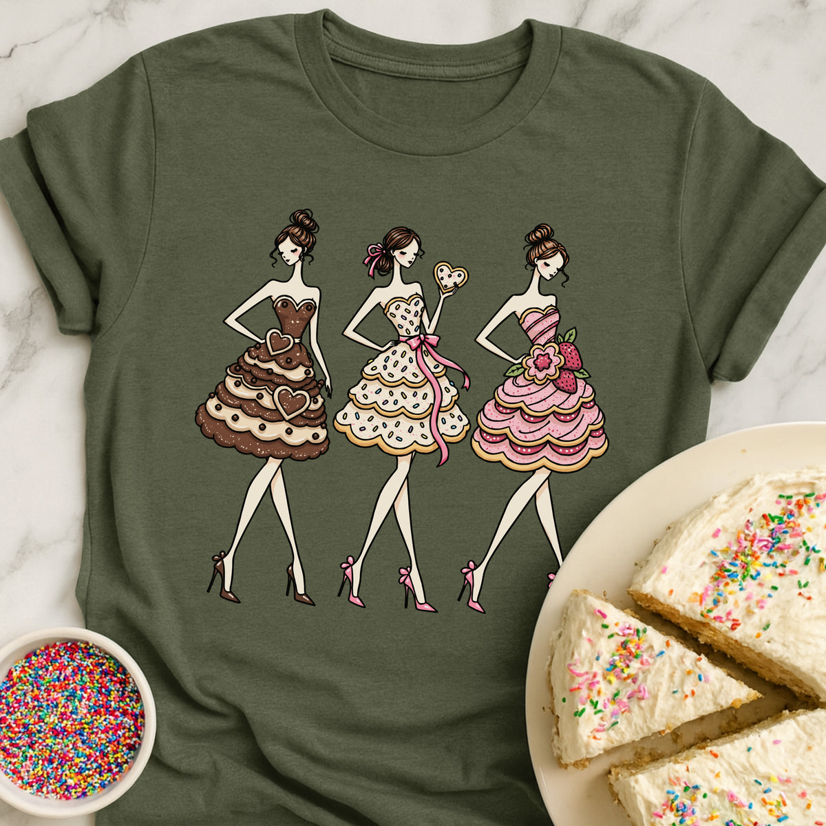 Trio Cookie Ladies T-Shirt
