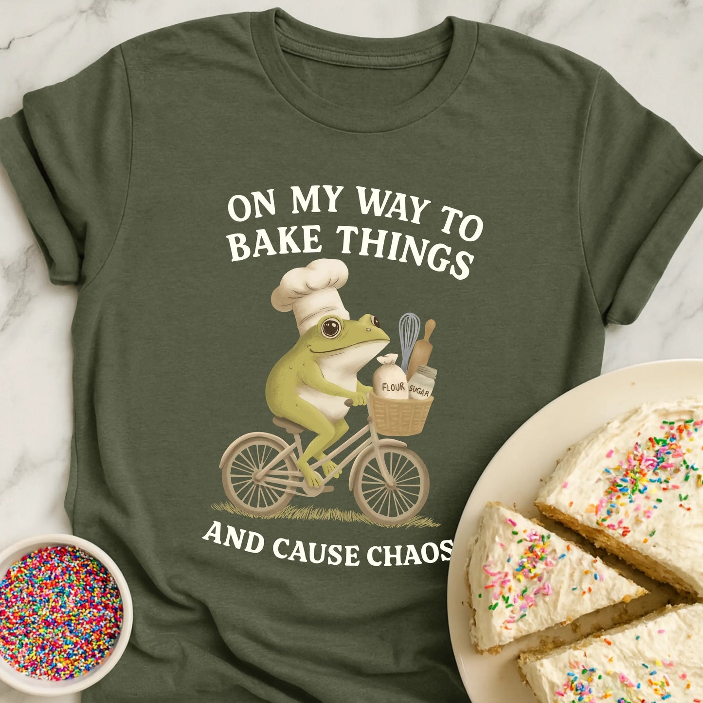 Baking Pedal Frog T-Shirt
