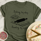 Baking Day Reading Night T-Shirt
