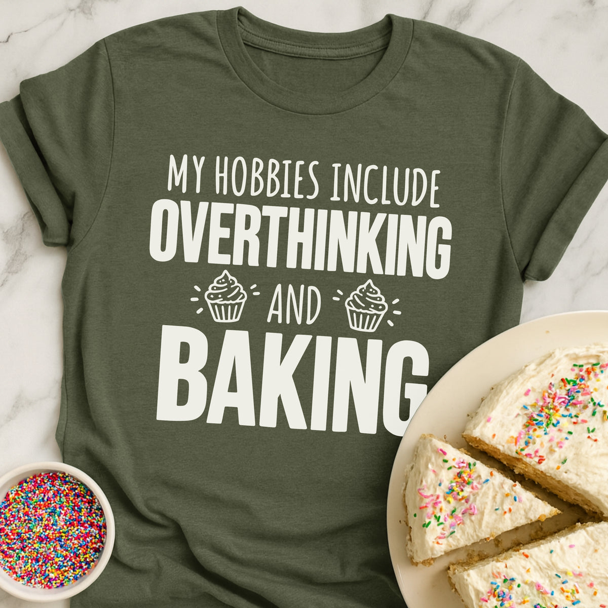 Overthinking And Baking T-Shirt