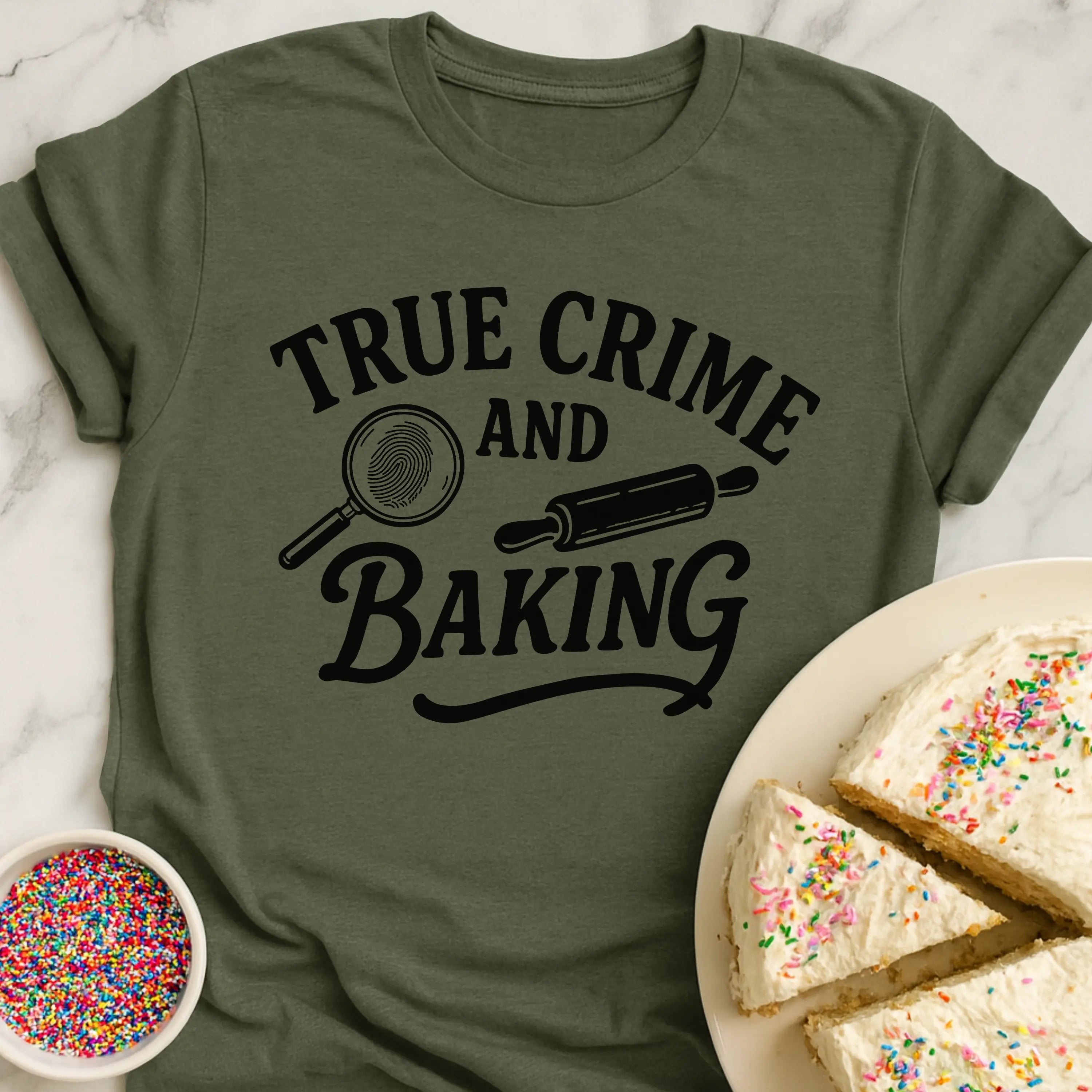 True Crime And Baking T-Shirt
